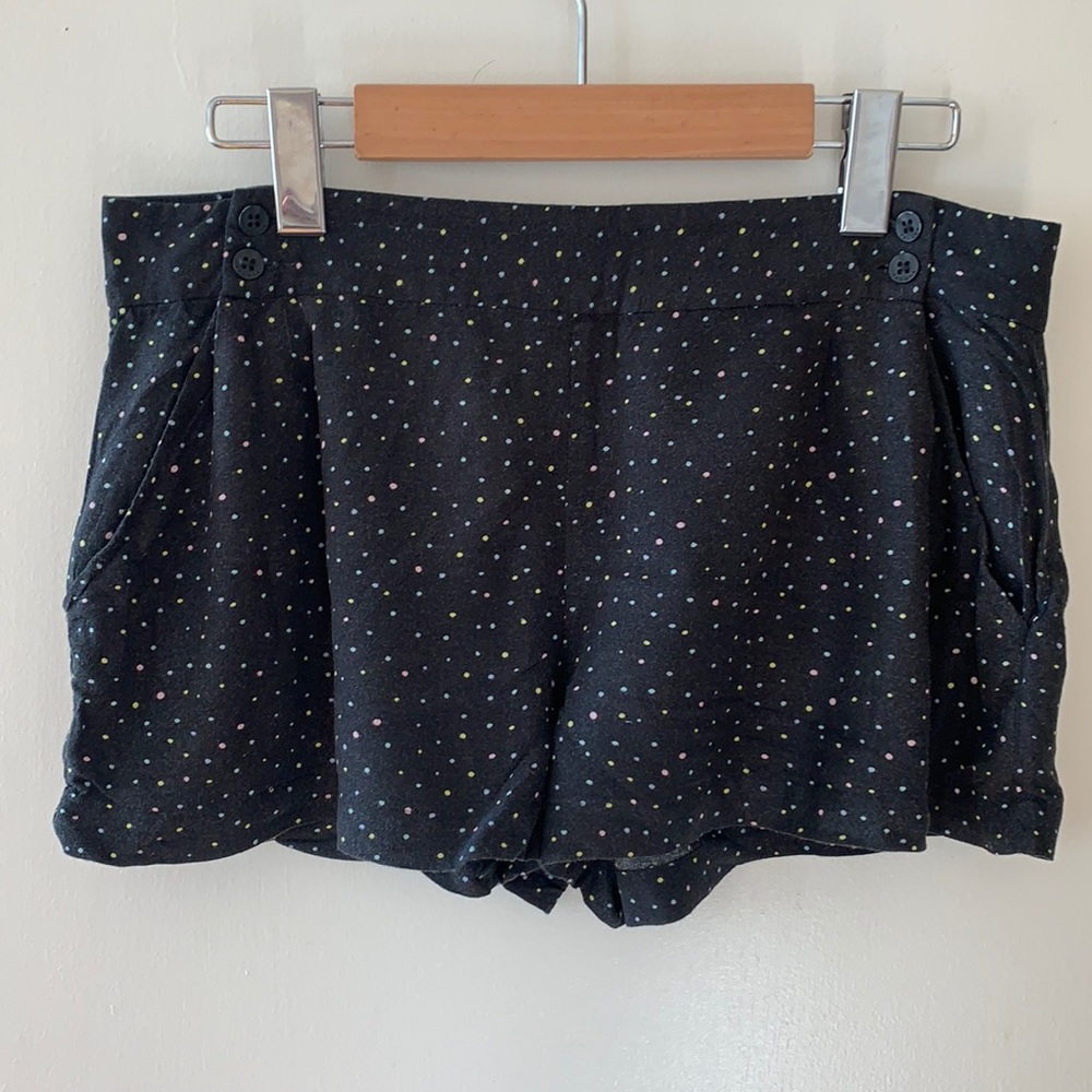 Talula Black/Multi Polka Dot Short